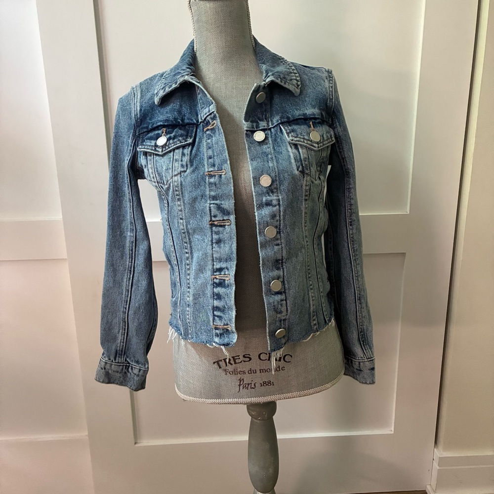 BLANKNYC Classic Blue Denim Jacket, XS